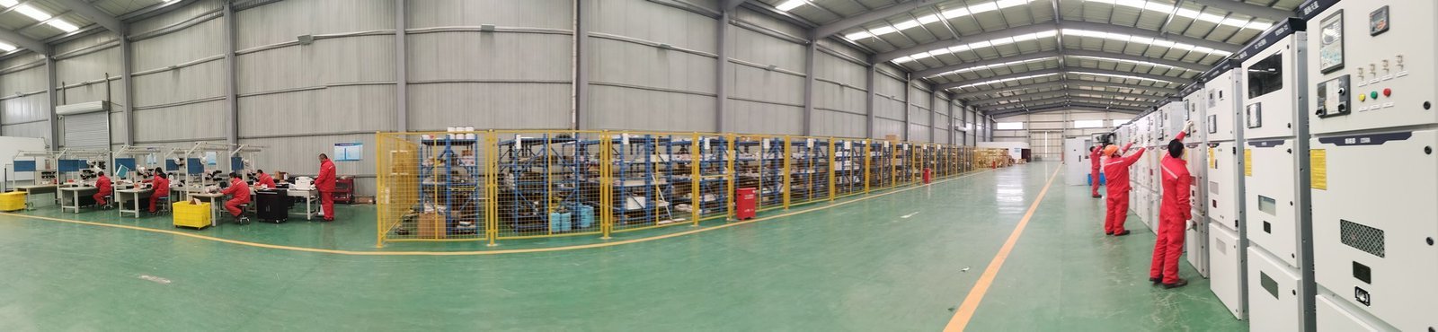 Relay protection test set and control panel assembly line at the FESO Shenzhen plant