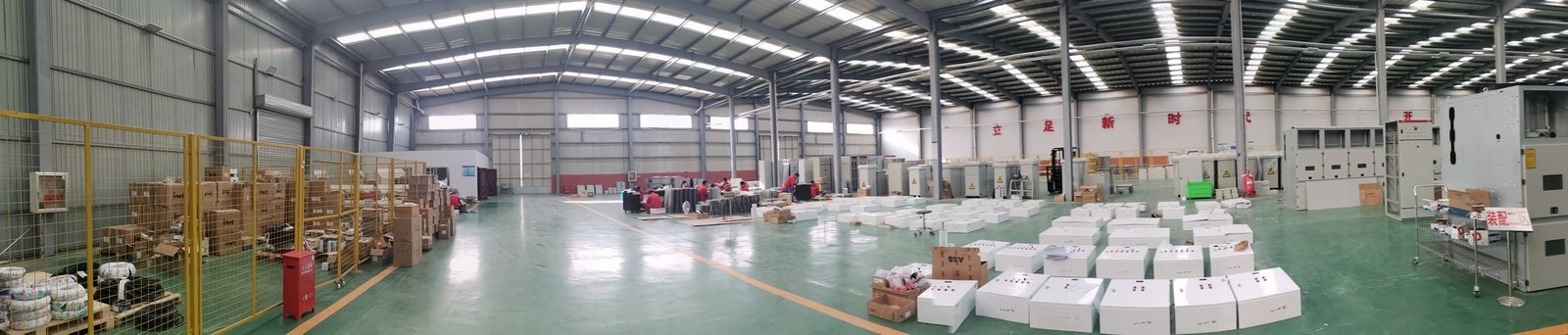 FESO manufacturing hall in Shenzhen, China β final assembly and dispatch area